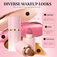 Liquid Blush, Highlighter and Contour Makeup Stick