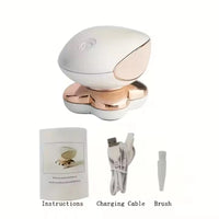 Painless 4-Head Electric Hair Remover for Body