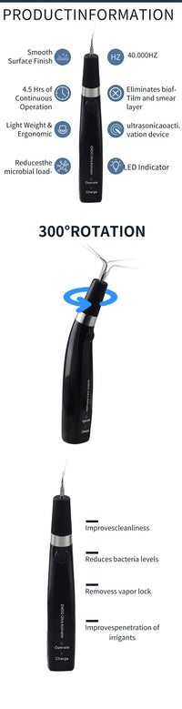 Cordless Ultrasonic Dental Irrigation Activator