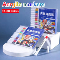 Professional Acrylic Paint Marker Set for DIY Crafts and Art