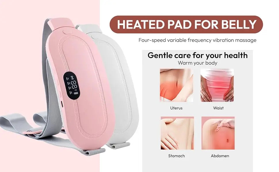 Portable Heated Massage Belt for Cramp Relief - 7