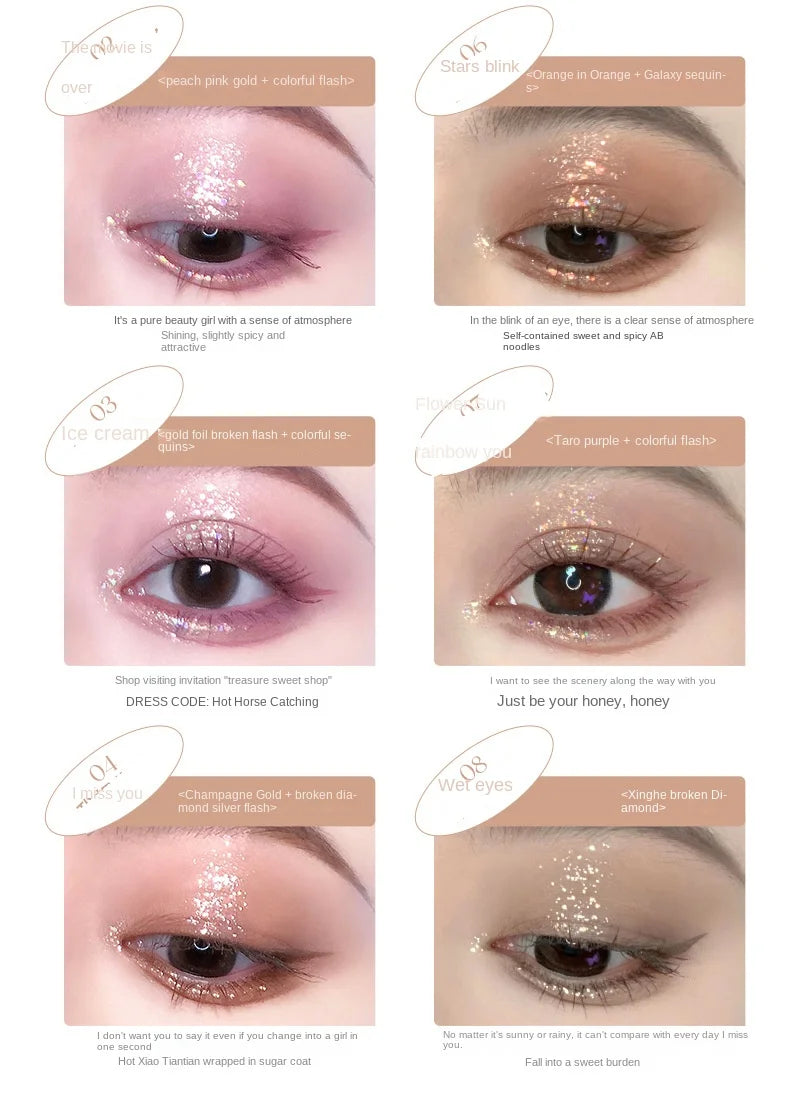 Shimmer Liquid Eyeshadow for Radiant Eye Makeup - 12