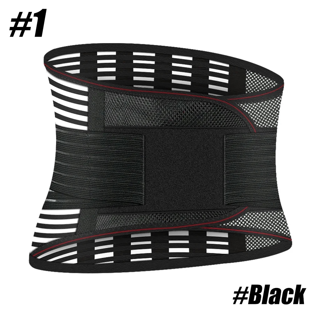 Adjustable Lumbar Support Belt for Lower Back Pain Relief - 21