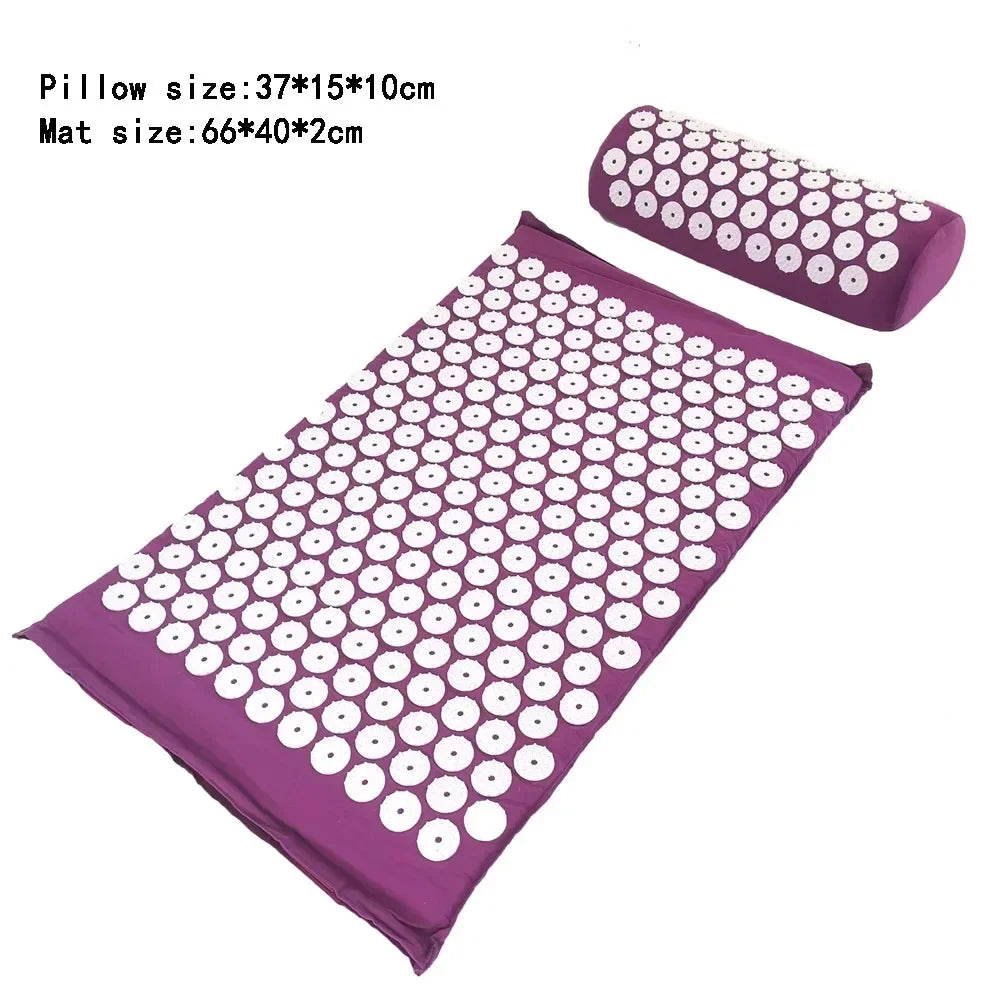 Acupressure Massage Mat and Pillow Set for Pain Relief - 2