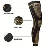 Compression Knee Support Sleeve for Sports and Pain Relief