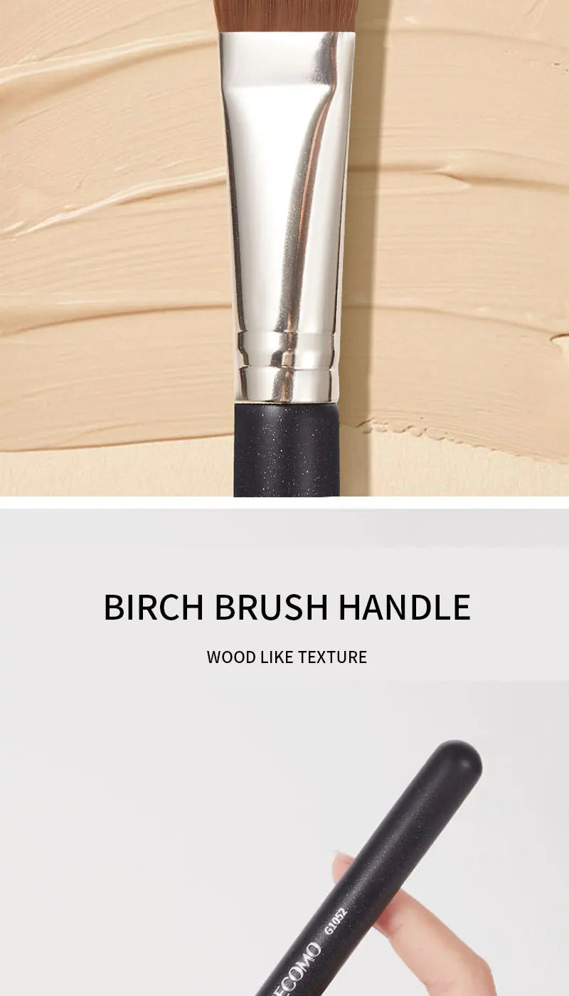 Professional Flat Top Liquid Foundation Brush - 12