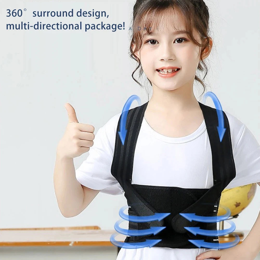 Adjustable Posture Corrector Brace for Kids and Teens - 5