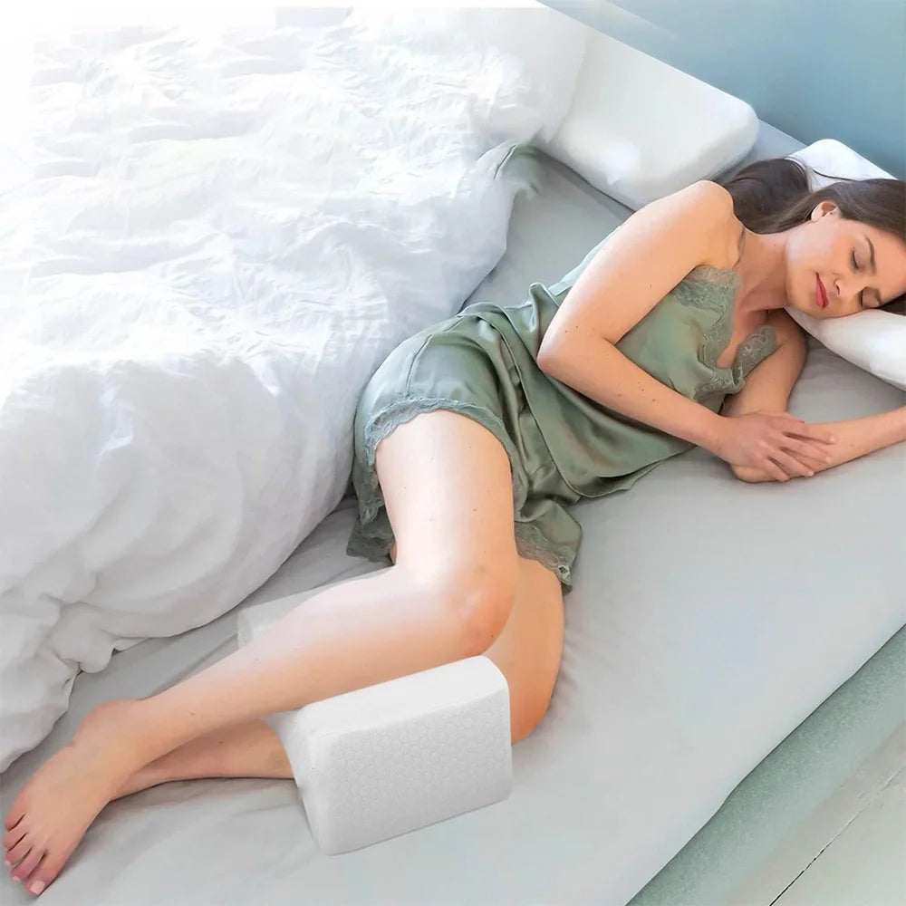Memory Foam Knee Pillow for Side Sleepers - 4