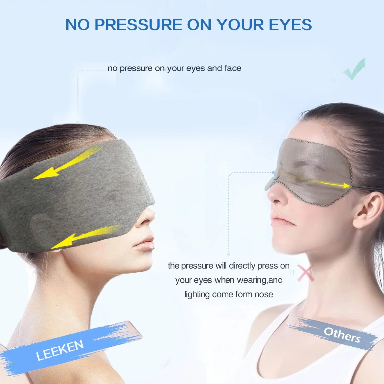 Adjustable Cotton Sleep Mask for Deep Relaxation - 17
