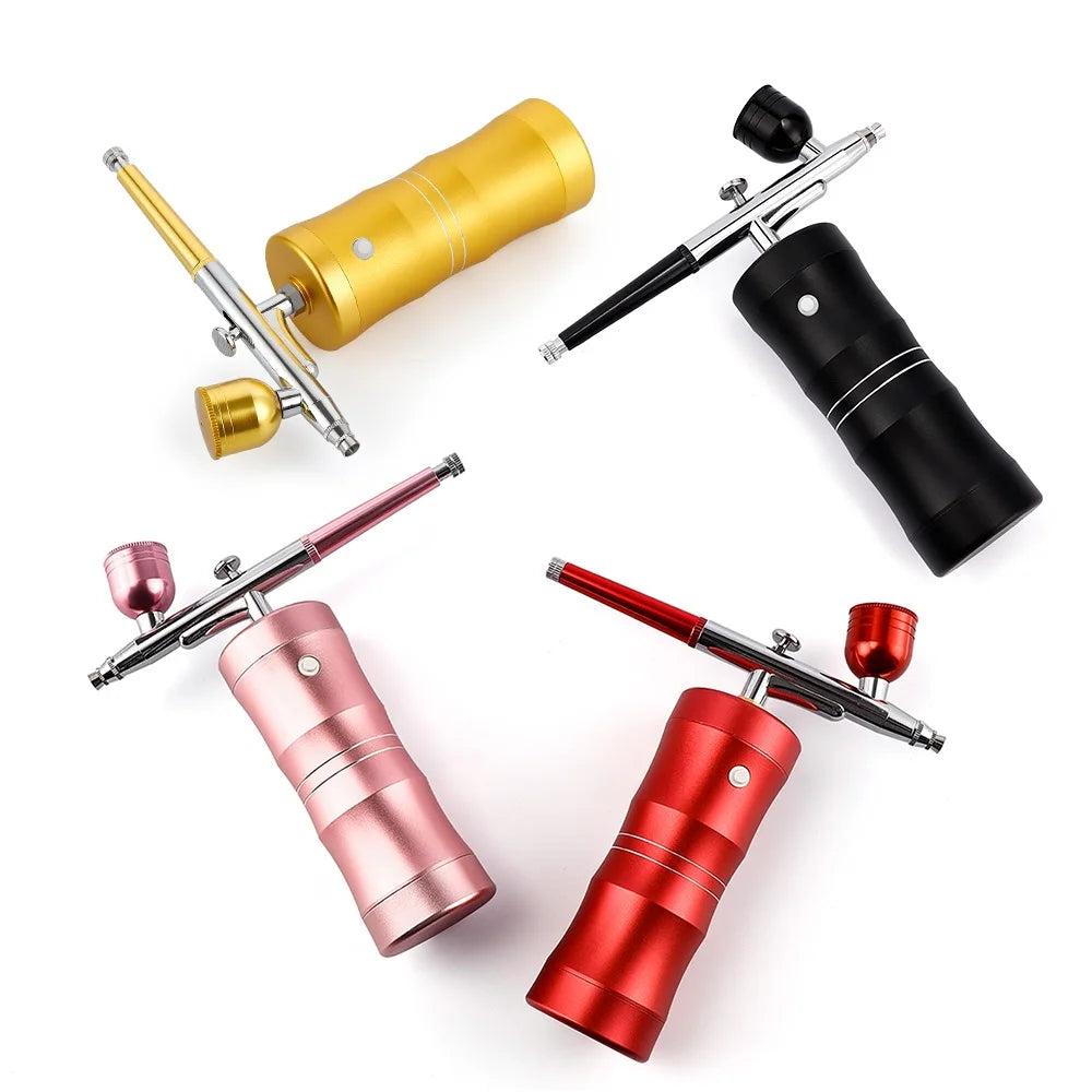 Portable Mini Airbrush Kit for Nail Art and Makeup - 41