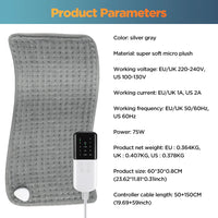 Electric Heating Pad for Back and Muscle Pain Relief