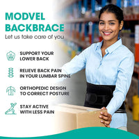 Adjustable Lumbar Support Belt for Lower Back Pain Relief