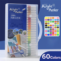 Professional Acrylic Paint Marker Set for DIY Crafts and Art