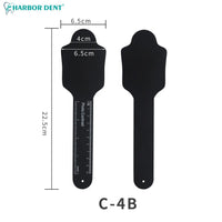 Dental Photography Contrast Board with Measurement Scale