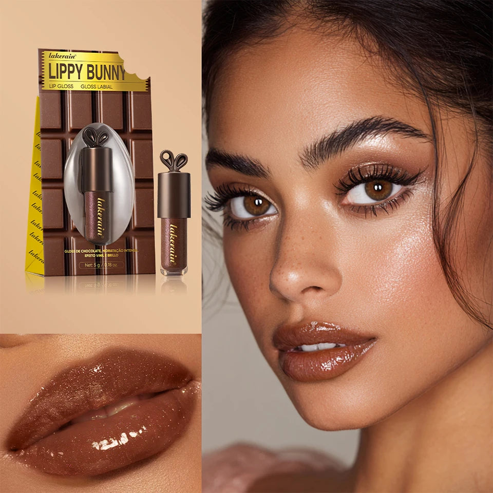 Deep Moisturizing Chocolate Shimmer Lip Gloss - 8