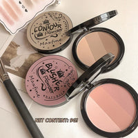 3-Color Matte Face Contouring Powder Palette