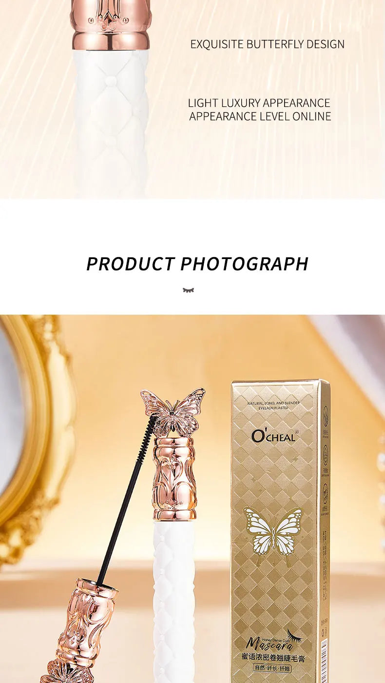 Waterproof Lengthening and Curling Butterfly Mascara - 9