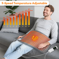 Electric Heating Pad for Muscle Pain Relief and Full Body Warmth