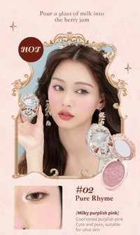 Embossed Strawberry Rococo Makeup Blush Powder