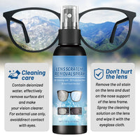 Anti-Scratch Lens Cleaning Spray for Glasses and Optics