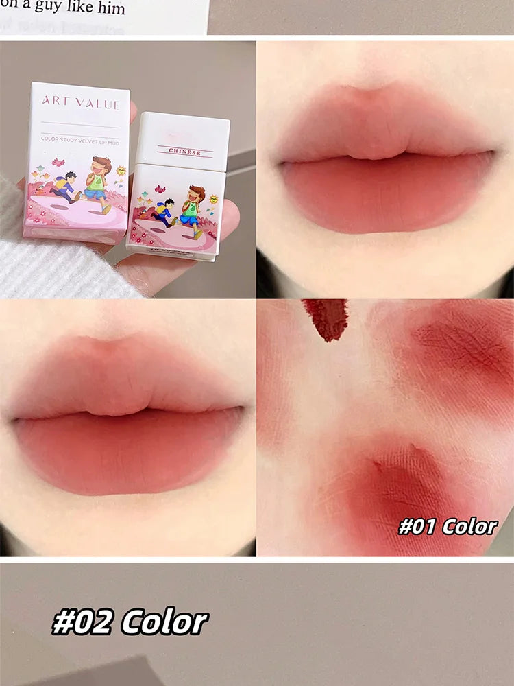 Velvet Matte Lip Clay for Soft Long-Lasting Color - 15