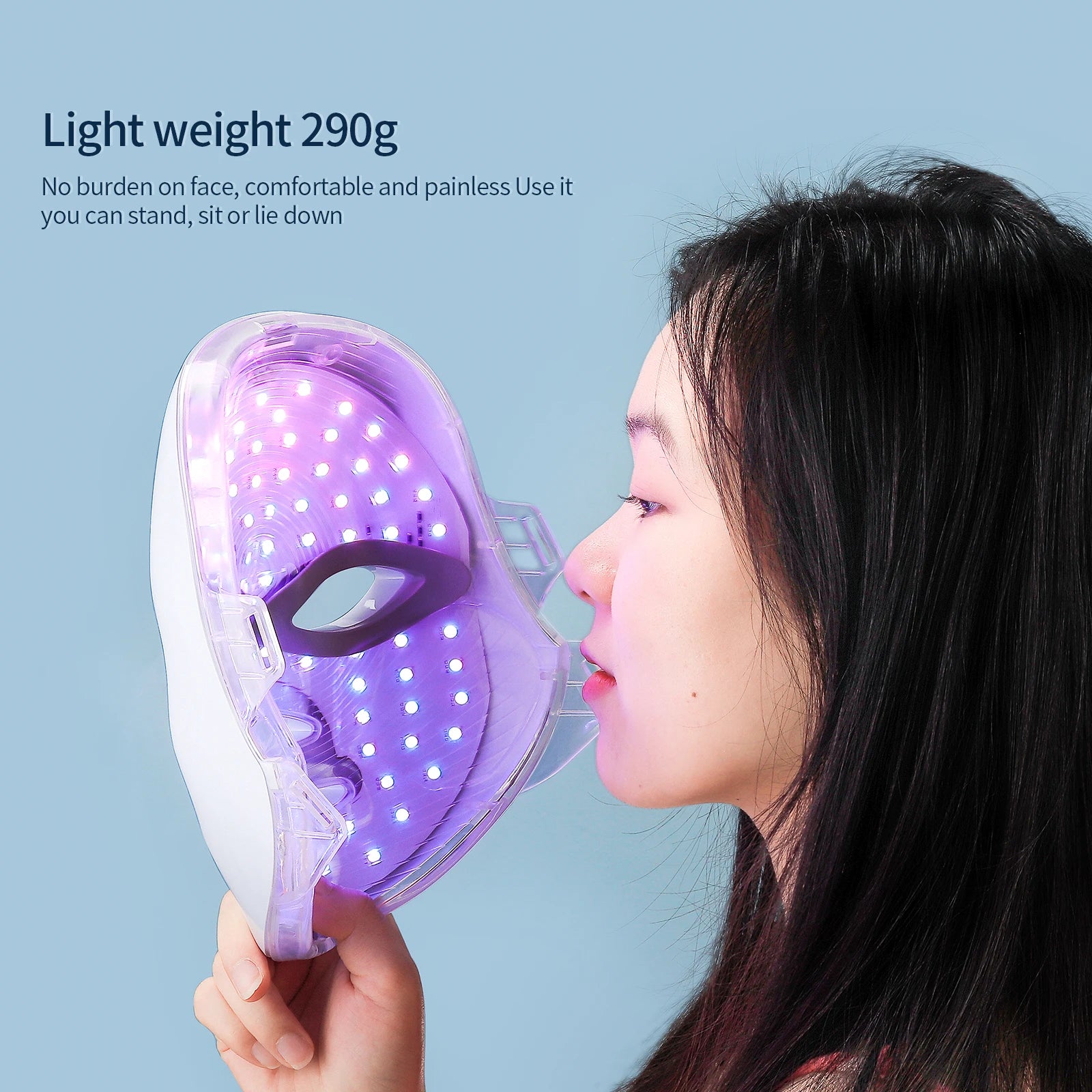 7-Color LED Photon Light Therapy Facial Mask - 6