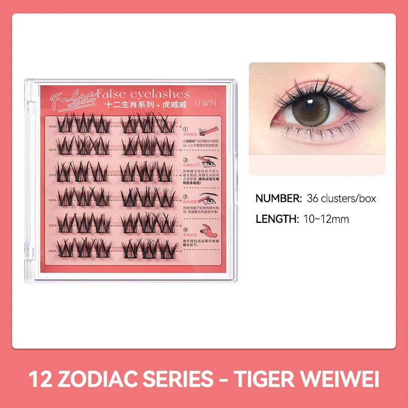 No-Glue DIY Segmented False Eyelashes - 27