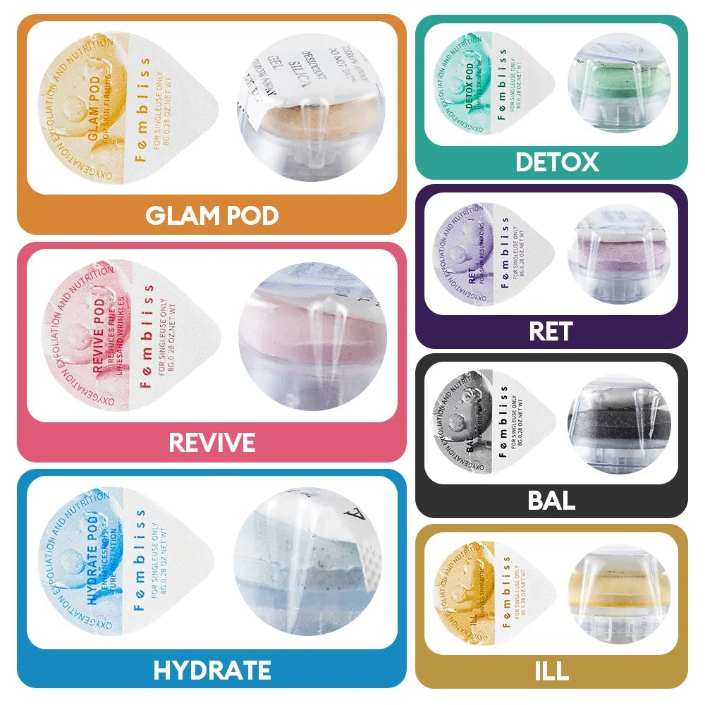 CO2 Oxygen Facial Treatment Capsule and Gel Kit - 2