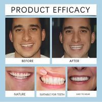 Flexible Cosmetic Denture Set for Natural Smile
