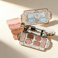 6-Color Shimmer Eyeshadow & Highlighter Makeup Palette