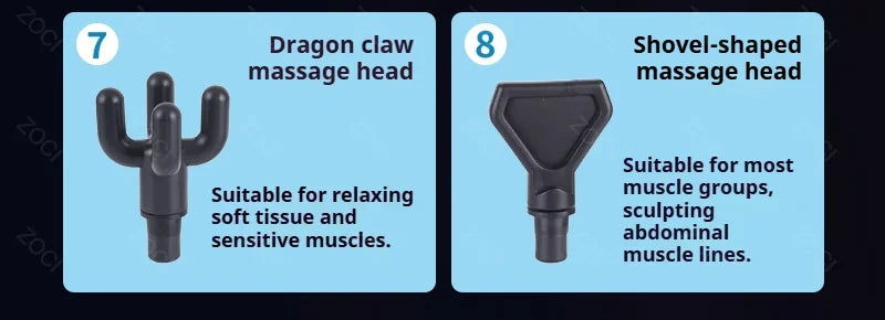 Portable 99-Level Deep Tissue Percussion Muscle Massage Gun - 16