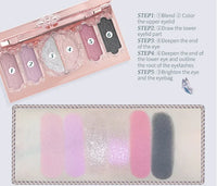 6-Color Eyeshadow and Makeup Palette Set