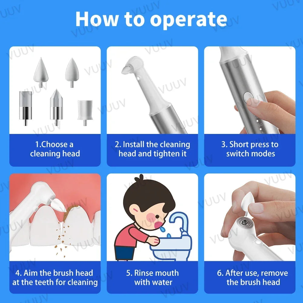 Electric Teeth Polishing and Stain Removal Kit - 15