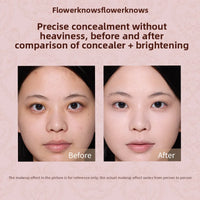 4-Color Cream Concealer Palette for Dark Circles and Contouring