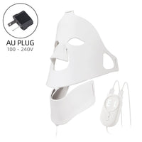 Flexible Silicone LED Light Therapy Mask for Face and Neck