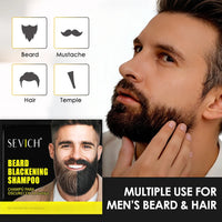 Instant Beard Blackening Shampoo for Men