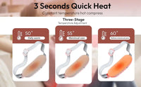 Portable Heated Massage Belt for Cramp Relief