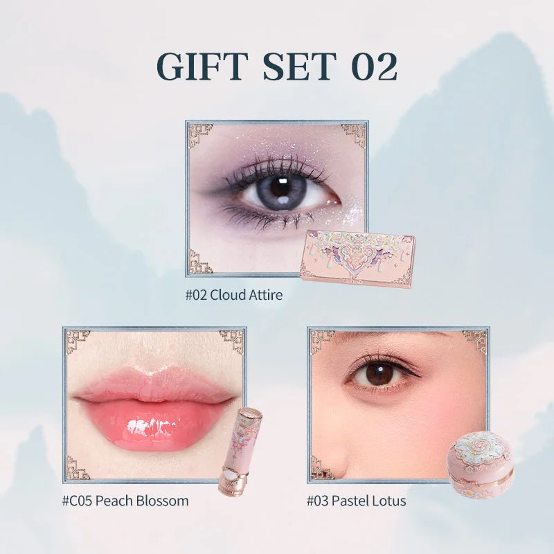 Butterfly Theme Elegant 3-Piece Makeup Gift Set - 10