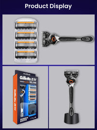 5-Blade Precision Men's Shaving Razor with Flexball Tech