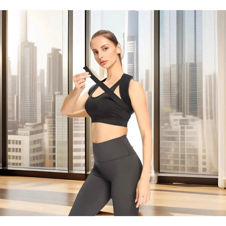 Adjustable Back Posture Corrector Support Brace - 4