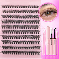 DIY Cluster Lash Extension Kit for Natural Daily Volume