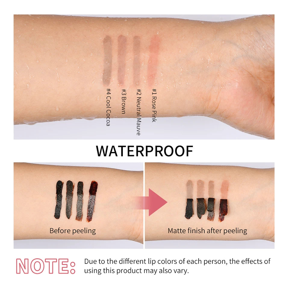 Waterproof Peel-Off Tattoo Lip Liner Stain - 14