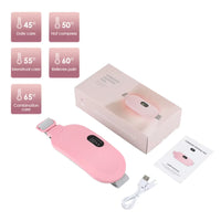 Portable Heated Massage Belt for Menstrual Cramp Relief