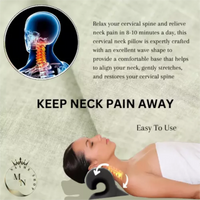 Cervical Neck Traction Pillow for Pain Relief