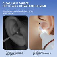 Electric LED Ear Wax Removal Vacuum Cleaner