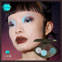 4-Color Glitter & Shimmer Eyeshadow Palette
