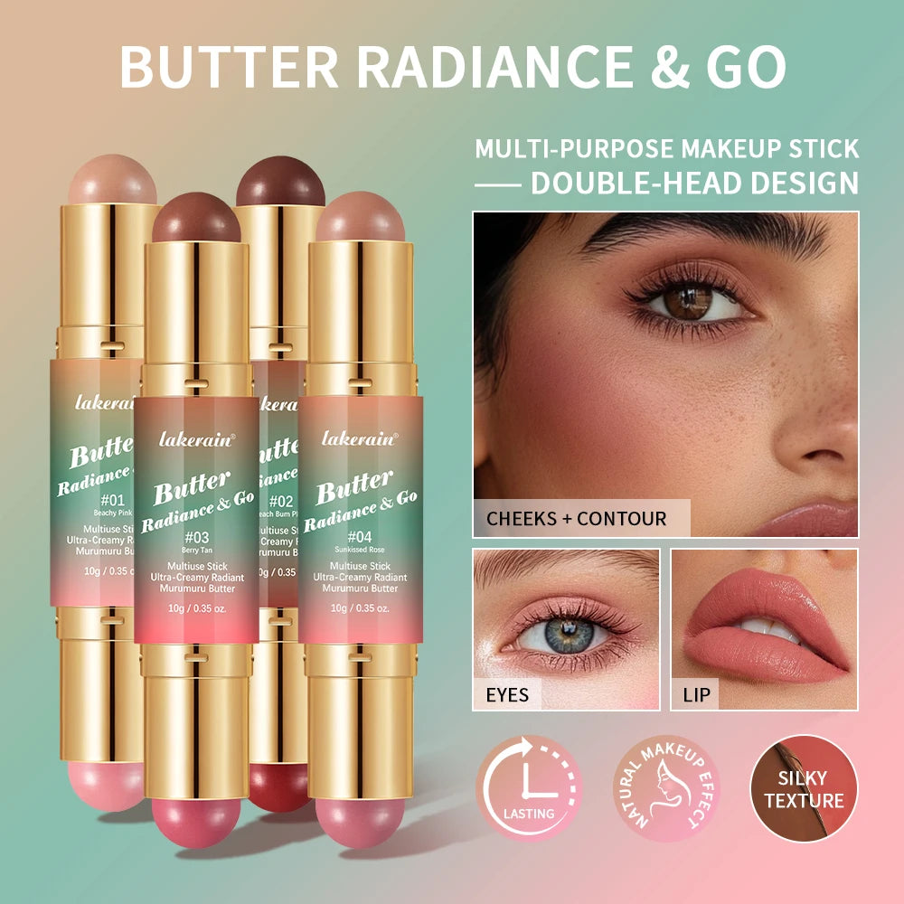 Dual-Ended Cream Blush and Bronzer Stick - 2