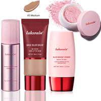 4-Piece Long-Lasting Waterproof Makeup Base and Setting Set