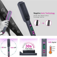 Professional Ceramic Hair Straightening Brush
