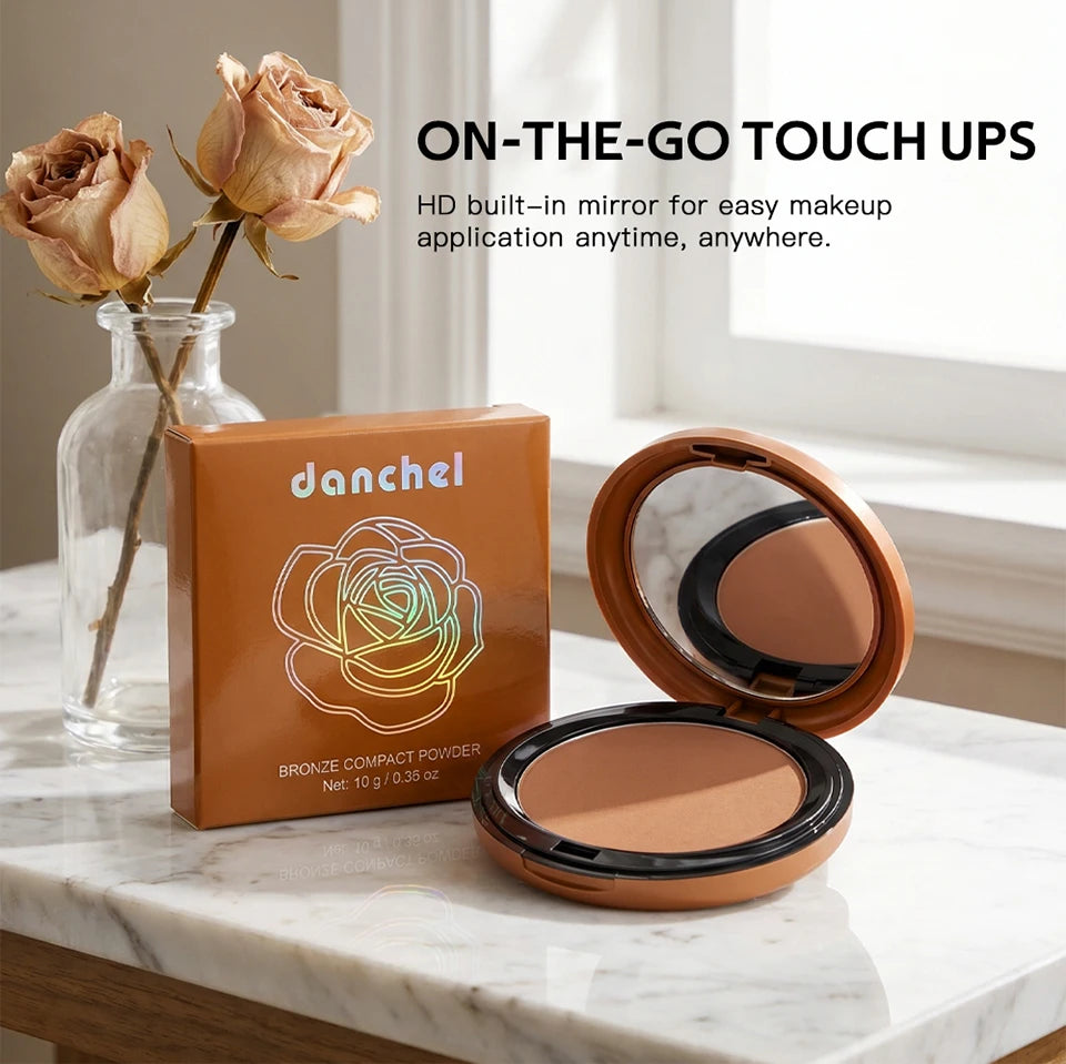 Matte Bronze Pressed Setting Powder for Flawless Contouring - 12